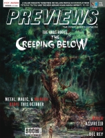 August 2024 Previews Font Cover